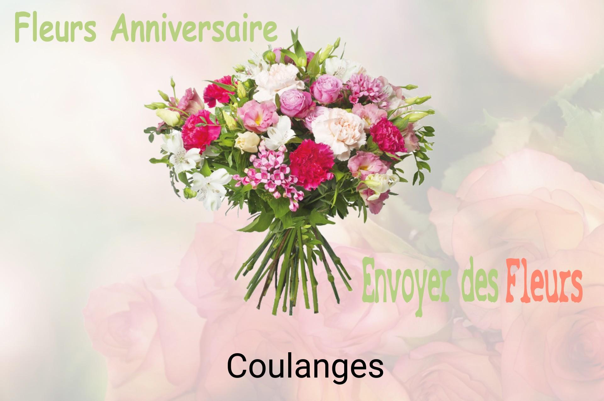 Bouquet de fleurs d’anniversaire livré à Coulanges